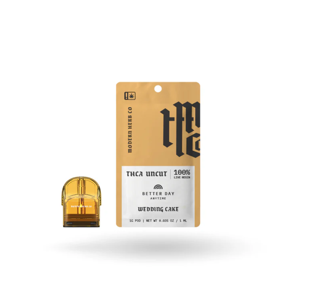 Modern Herb Co 1g Live Resin Uncut Pod Refill - Wedding cake