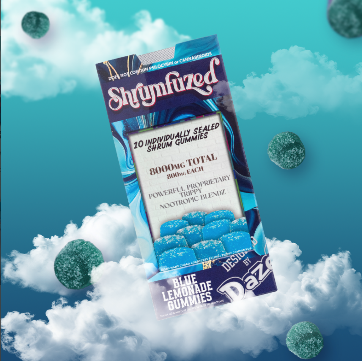 Shrumfuzed 10pk Mushroom Gummies (8000mg)
