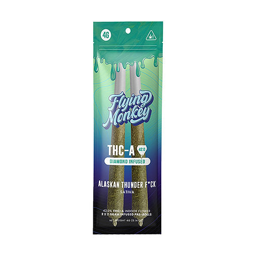 Flying Monkey THCa Diamond-Infused Pre-Rolls | 4g