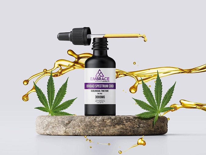 Embrace Extracts Broad Spectrum THC Free CBD Oil