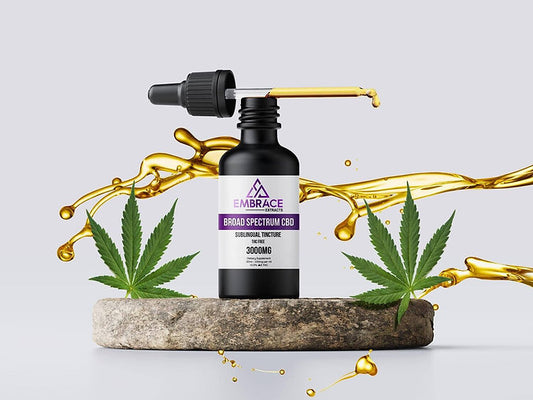 Embrace Extracts Broad Spectrum THC Free CBD Oil