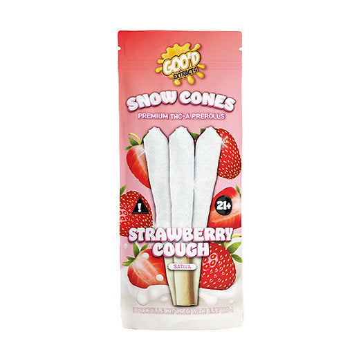 Snow Cones Premium Diamond Infused Prerolls 3pk