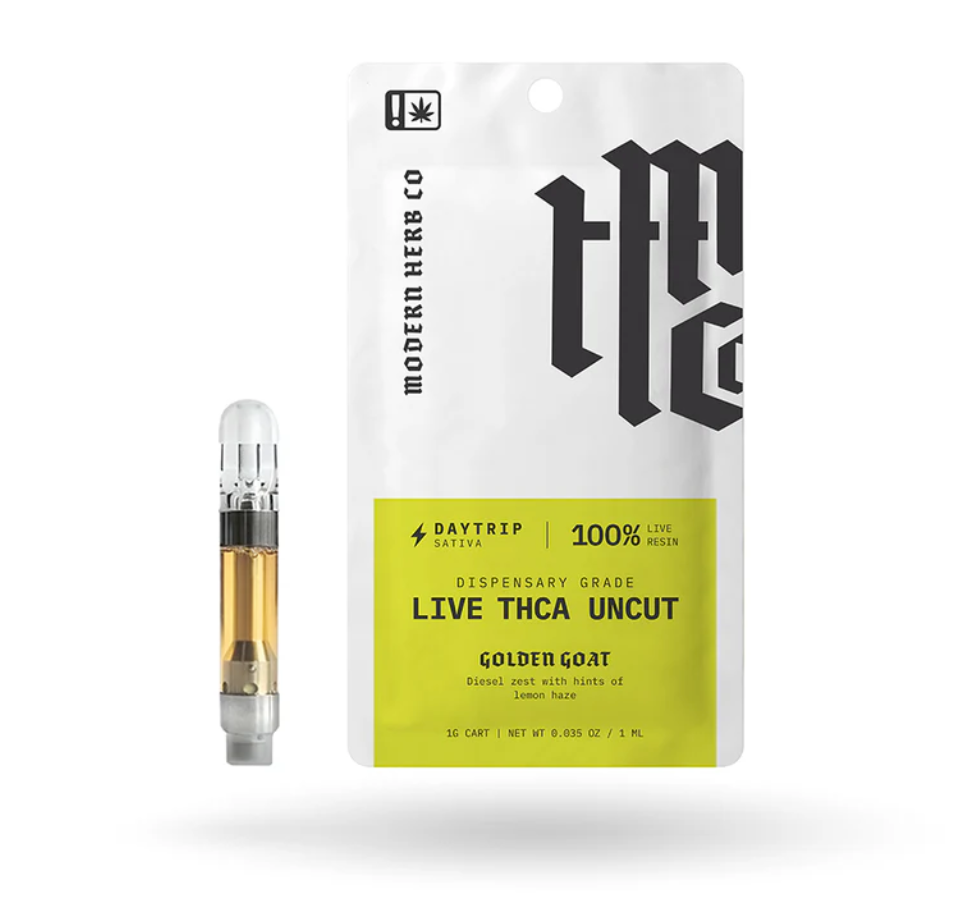 Modern Herb Co 1g Live Resin Vape Cartridge - Goldan Gate