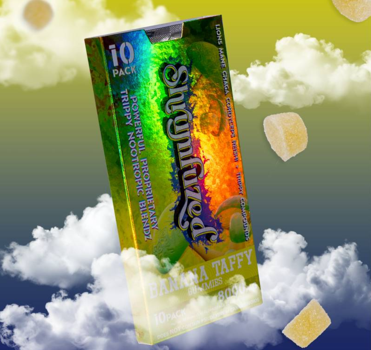 Shrumfuzed 10pk Mushroom Gummies (8000mg)