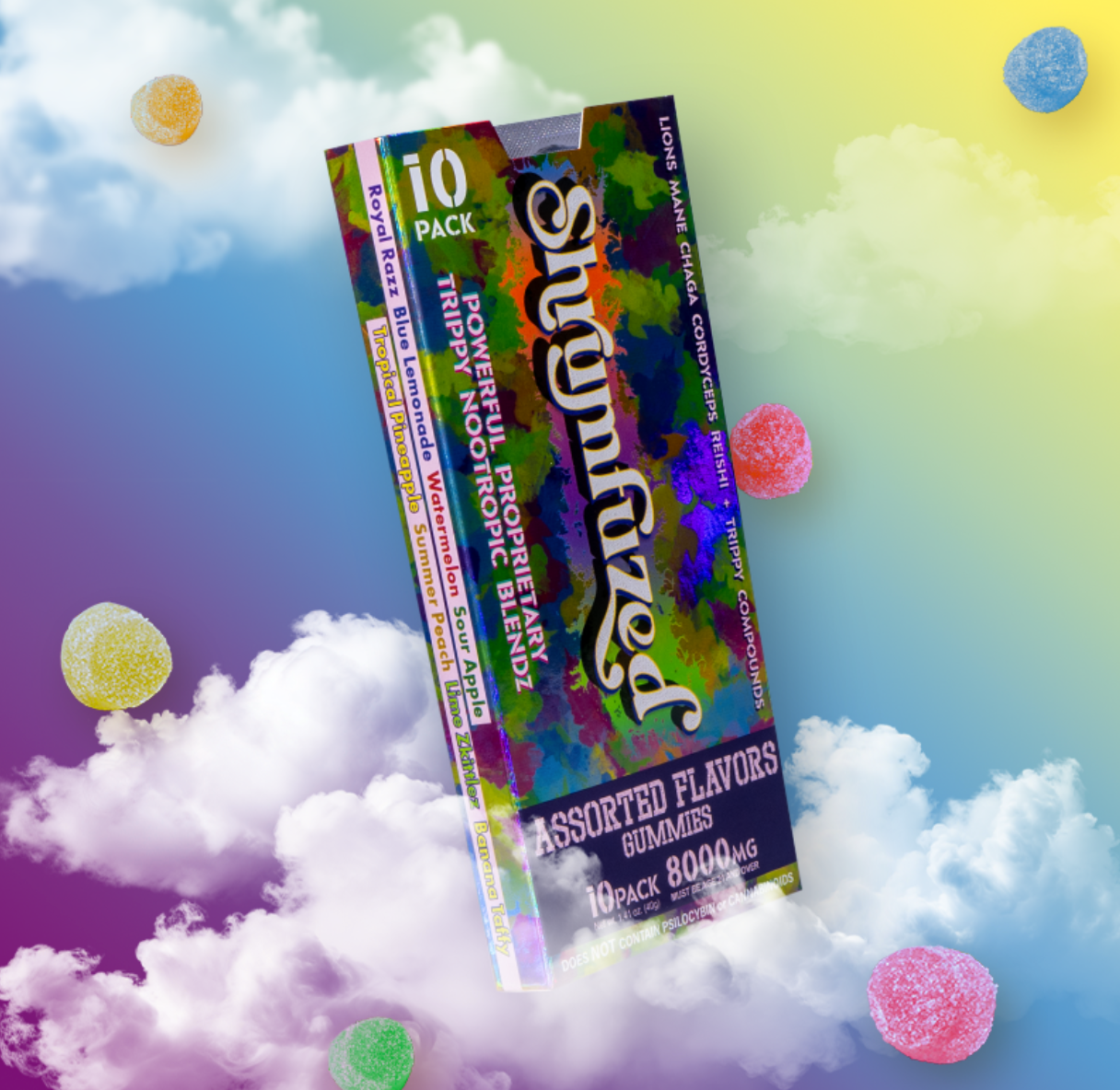Shrumfuzed 10pk Mushroom Gummies (8000mg)