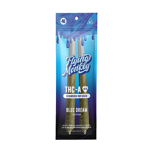 Flying Monkey THCa Diamond-Infused Pre-Rolls | 4g