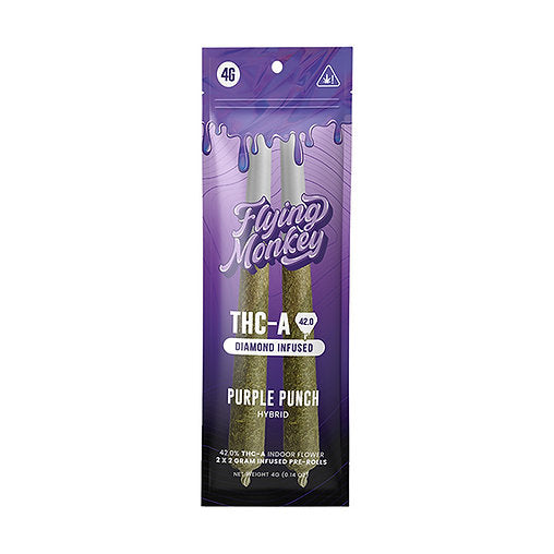 Flying Monkey THCa Diamond-Infused Pre-Rolls | 4g