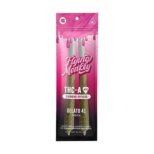Flying Monkey THCa Diamond-Infused Pre-Rolls | 4g