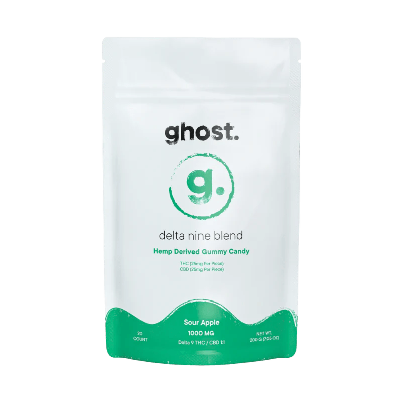 Ghost Delta 9 Gummies | 1000mg - The Blind Tiger Wellness & Smoke Essentials | CBD & THC Dispensary