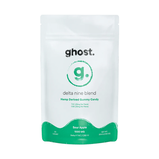 Ghost Delta 9 Gummies | 1000mg - The Blind Tiger Wellness & Smoke Essentials | CBD & THC Dispensary