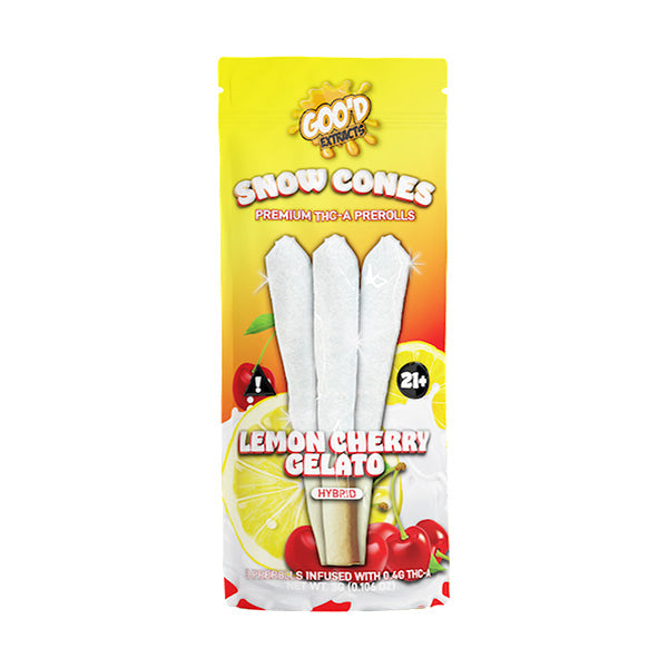 Snow Cones Premium Diamond Infused Prerolls 3pk
