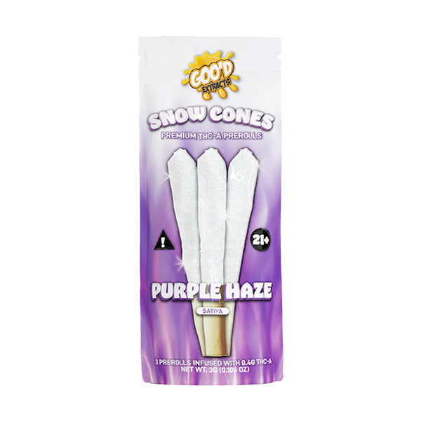 Snow Cones Premium Diamond Infused Prerolls 3pk