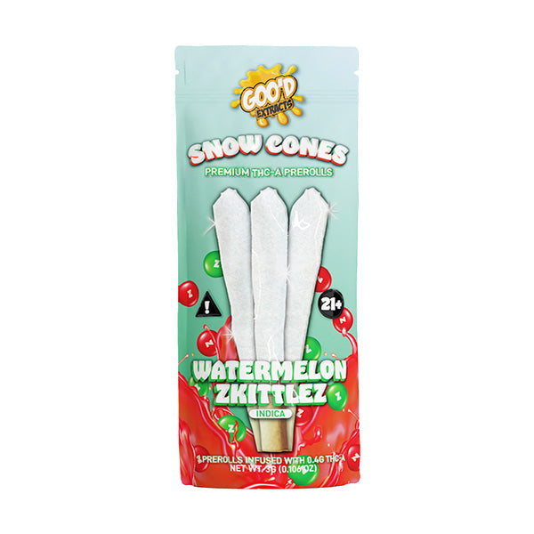Snow Cones Premium Diamond Infused Prerolls 3pk